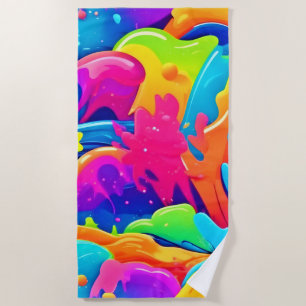 Nebula of Colors Beach Towel
