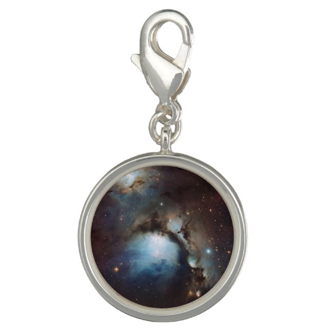 Nebula Orion Astronomy blue brown beige sky stars Charm (Front)