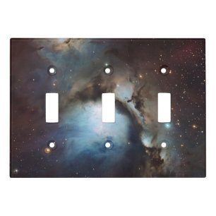 Nebula Orion Astronomy blue brown beige sky stars Light Switch Cover