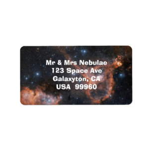 Nebula Outer Space Astronomy Labels