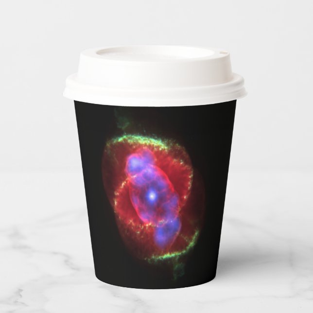 nebula outer space exploration nasa astronomy paper cups (Front)