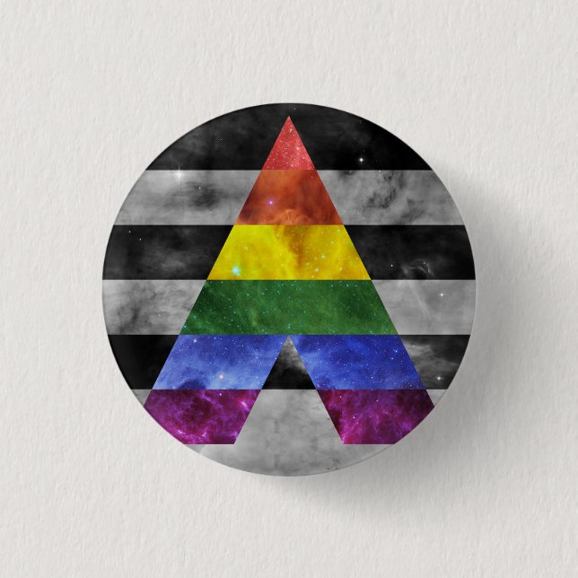 Nebula Pride Badge Ally Button (Front)