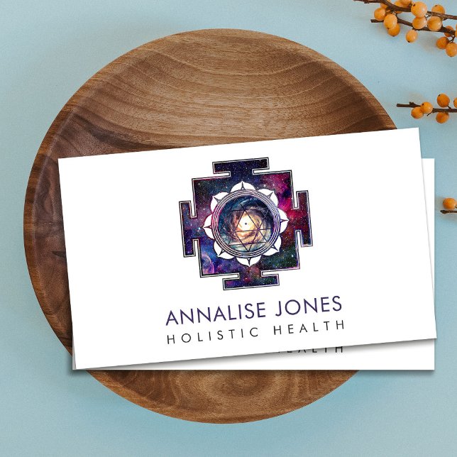 Nebula Sky  Sri Yantra  / Sri Chakra Business Card (Creator Uploaded)