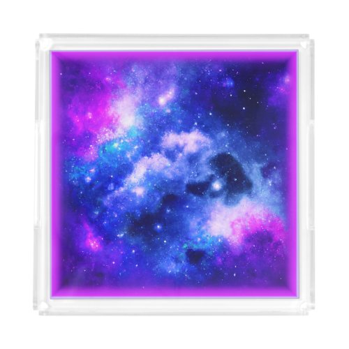 Nebula Stars _ A Stunning Digital Art Buy Now Acrylic Tray