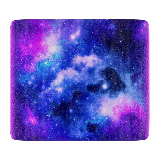 "Nebula Stars" - A Stunning Digital Art. Buy Now Cutting Board (Front)