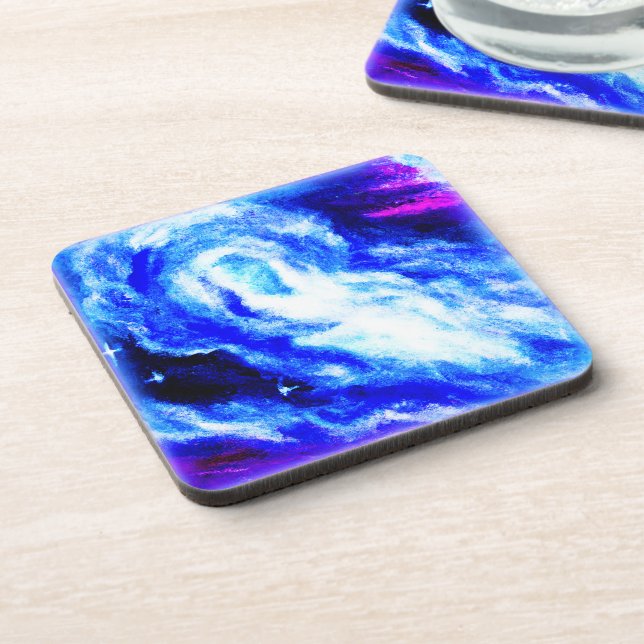 Nebula Stars Beautiful Design. Buy Now Beverage Coaster (Left Side)
