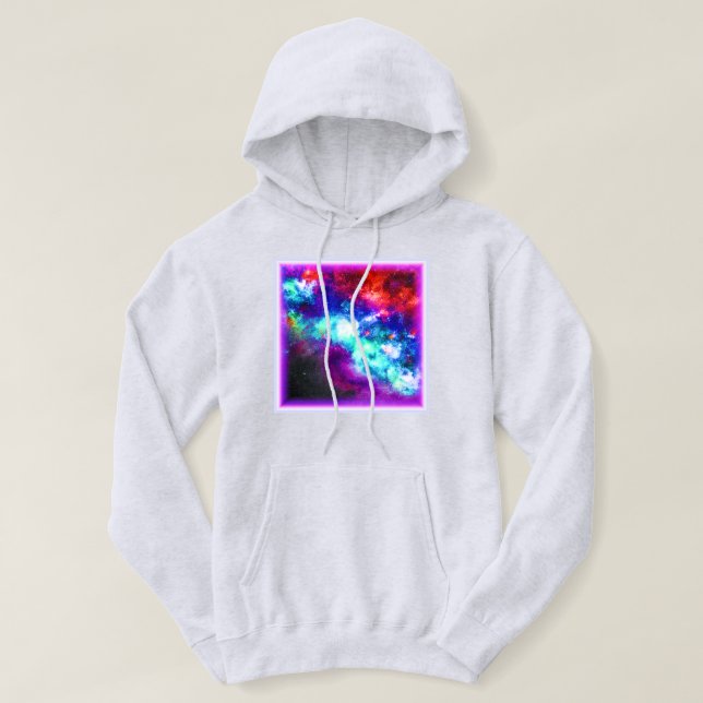 Nebula Stars Digital Art Design. Buy Now Hoodie (Design Front)