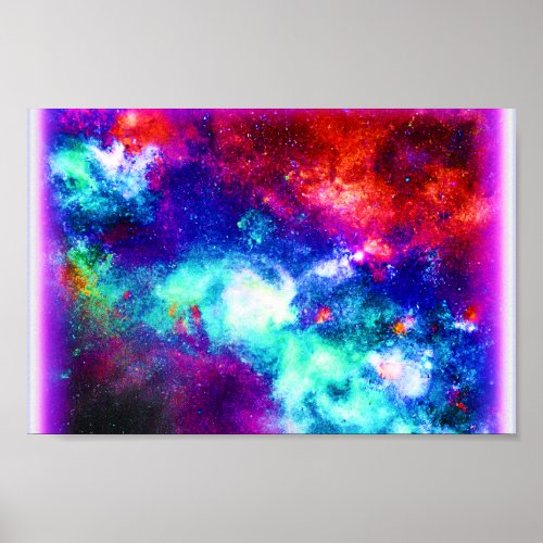 Nebula Stars Digital Art Design Buy Now Poster