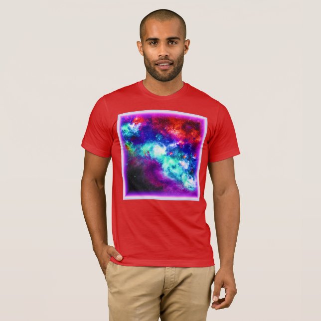 Nebula Stars Digital Art Design. Buy Now T-Shirt (Front Full)