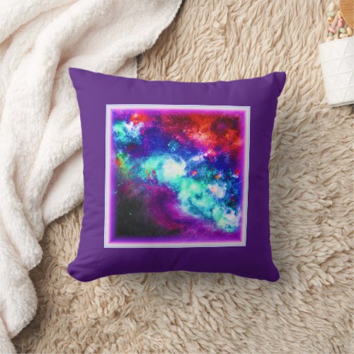 Nebula Stars Digital Art Design Buy Now Throw Pillow