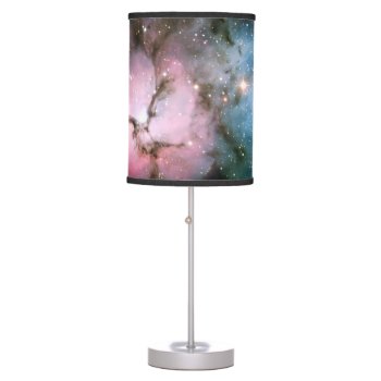 Nebula Stars Galaxy Hipster Geek Cool Nature Space Table Lamp by iBella at Zazzle