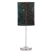 Nebula stars galaxy hipster geek cool space scienc table lamp (Back)
