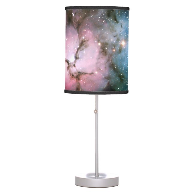 Nebula stars galaxy hipster geek cool space scienc table lamp (Front)