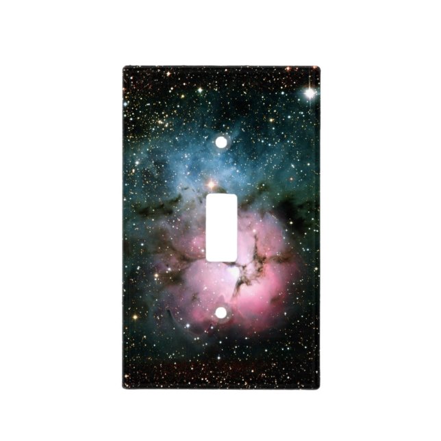 Nebula stars galaxy light switch cover (Front)