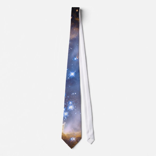 Nebula Stars Galaxy Neck Tie (Front)