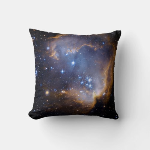 Nebula Stars Galaxy Throw Pillow