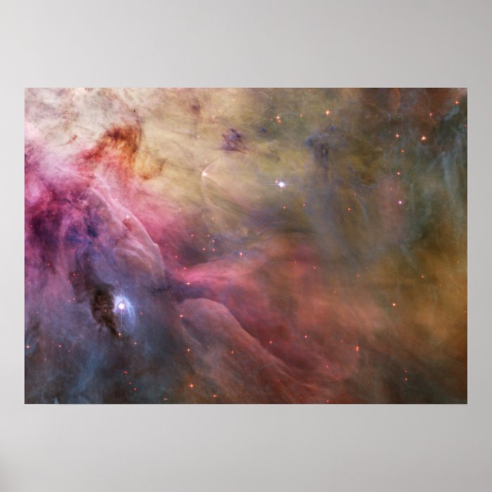 Nebula stars Orion galaxy hipster geek space scien Print
