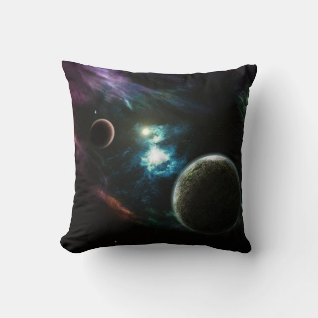 Nebula Throw Pillow (Front)