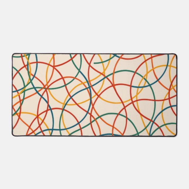 Nebula Vortex Fluid Ink Mousepad Desk Mat (Front)