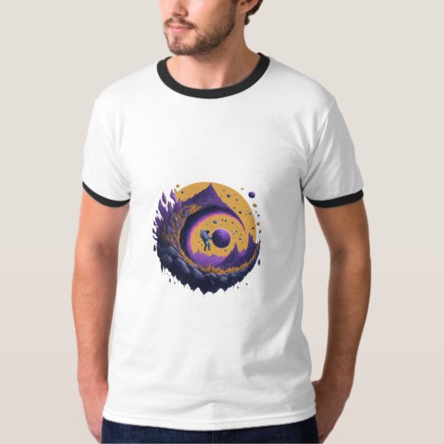 Nebula Voyager A Lunar Adventure T_Shirt