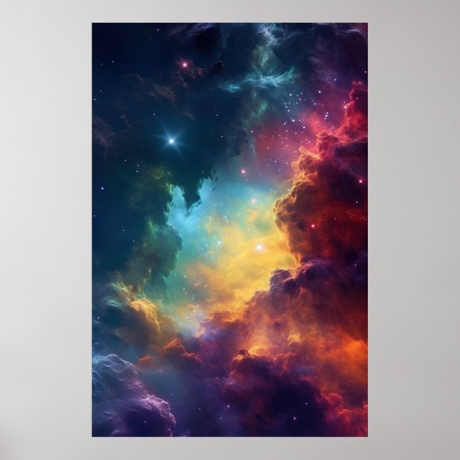 Nebulae Overture: Planetary Tapestry Poster (Front)