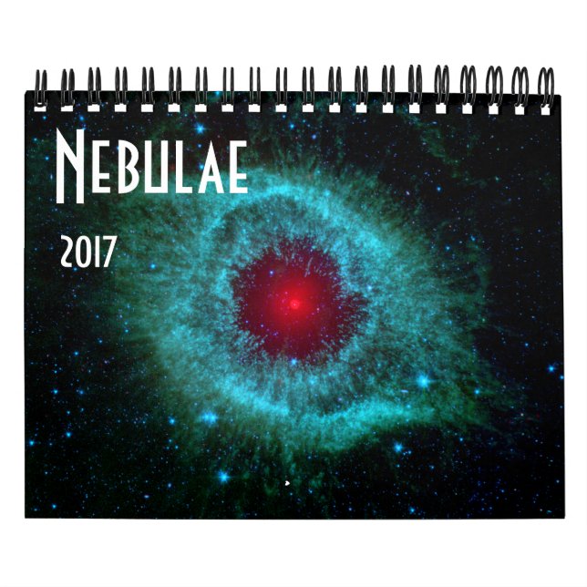 Nebulae Space Astronomy 2017 Universe NASA Calendar (Cover)