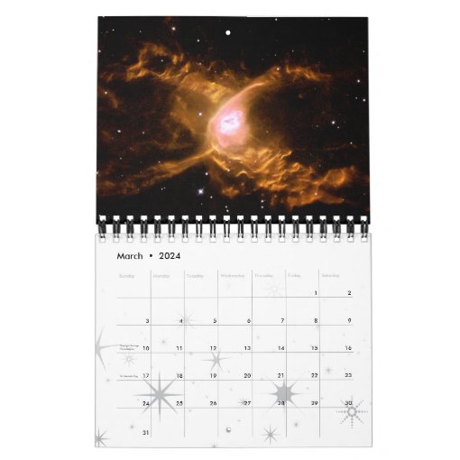 Nebulae Space Astronomy 2019 Universe NASA Calendar | Zazzle