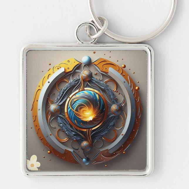 "Nebula's Fire" Keychain (Front)