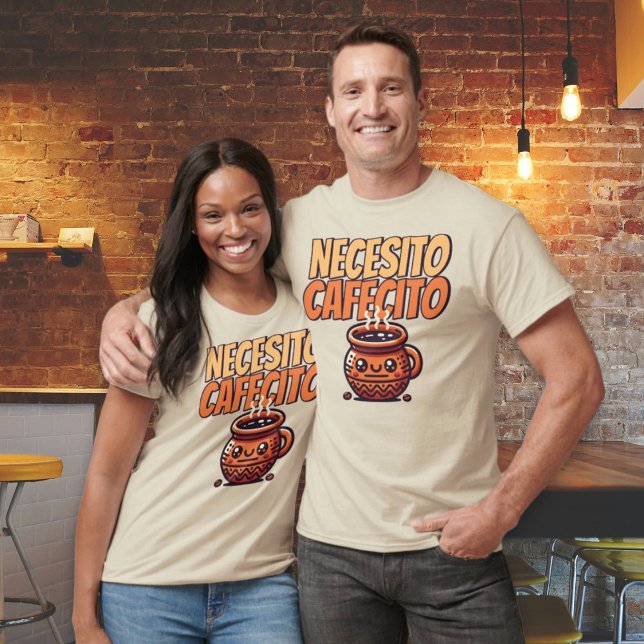 Necesito Cafecito Café De Olla Spanish T-Shirt (Necesito Cafecito Café De Olla Spanish T-Shirt)