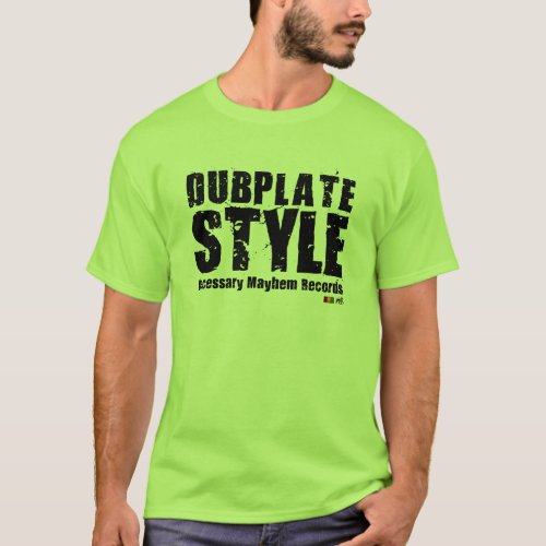 Necessary Mayhem Dubplate Style T_shirt