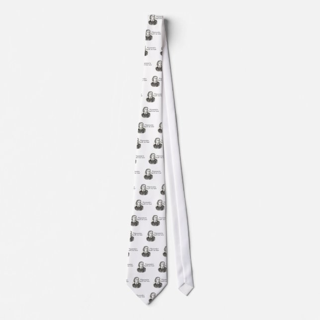 Necessity Hath No Law Neck Tie (Front)