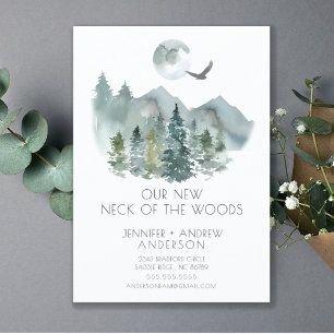 Neck of the Woods   Modern Moving Announcement