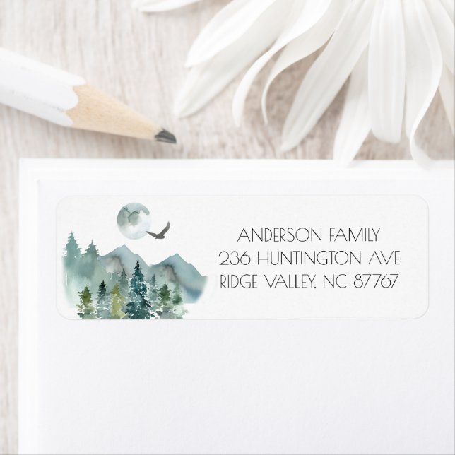 Neck of the Woods New Address Label (Insitu)