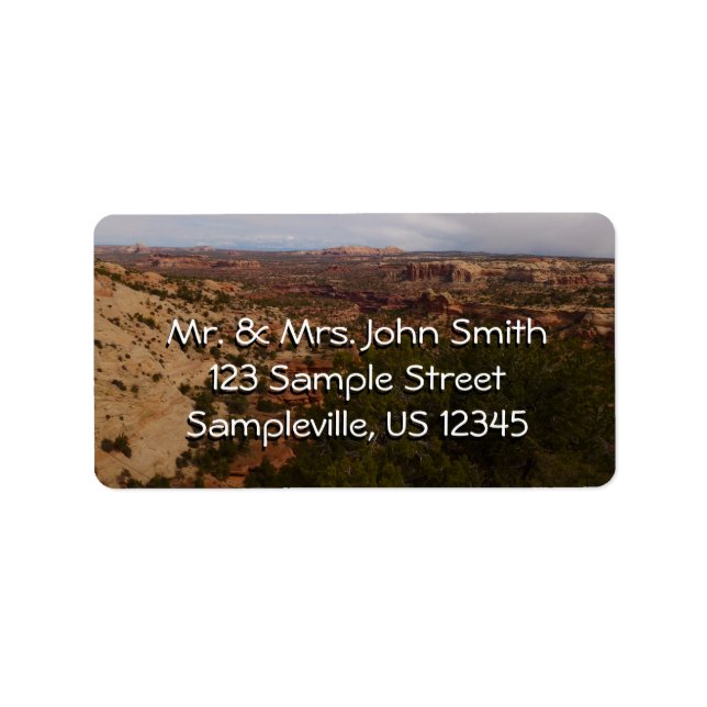 Neck Springs Trail at Canyonlands National Park Label (Front)