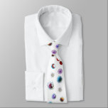 Neck Tie - Blood Cells on White Fabric<br><div class="desc">Names says it all.  Most popular,  most complemented and versatile body fluid tie for any one in the medical field or party conversation starter.  Brightens up most any suite.</div>