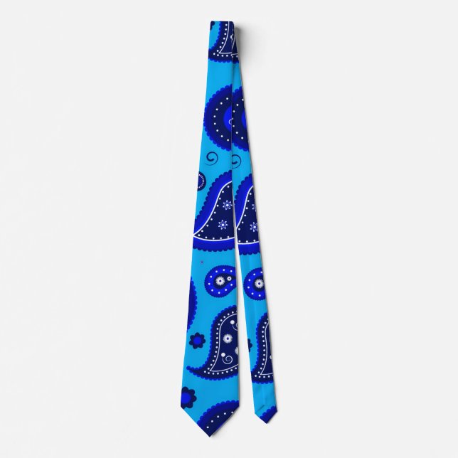 Neck Tie- Classic Paisley Elegance Neck Tie (Front)