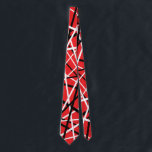 Neck Tie - Rock n Roll<br><div class="desc">Neck Tie in a very familiar Rock n Roll design in Red,  White and Black.</div>