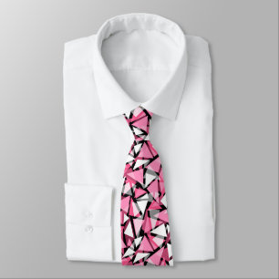 Neck Tie Seamless geometric triangles shapes patte