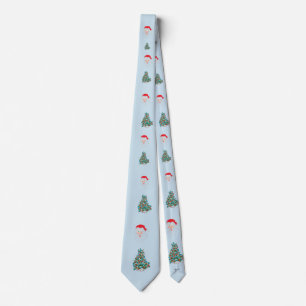 Neck ties & Holiday Ties : Chirstmas Santa & Trees