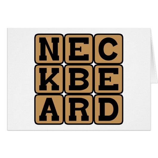 Neckbeard, Internet Meme Cards (Front Horizontal)