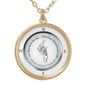 Necklace - Alice in Wonderland - White Rabbit