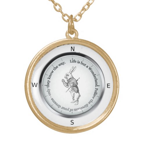 Necklace _ Alice in Wonderland _ White Rabbit