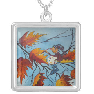 Necklace Ann Hayes Painting Pixie Painting