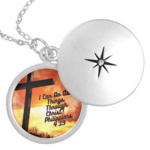 Necklace Christian Bible verse