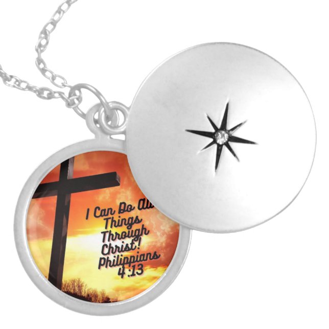Necklace Christian Bible verse (Front)