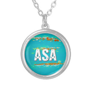 Necklace customizable with beachy art