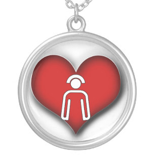 NECKLACE FOR NURSES - HEART / NURSE ICON