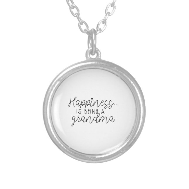 Necklace - Happiness Is Being A Grandma (Front)