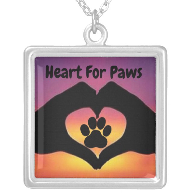 Necklace Heart For Paws (Front)