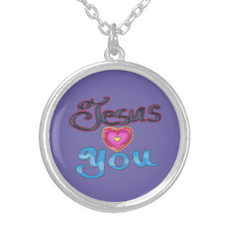 Necklace Jesus Loves You for Christian Ladies
